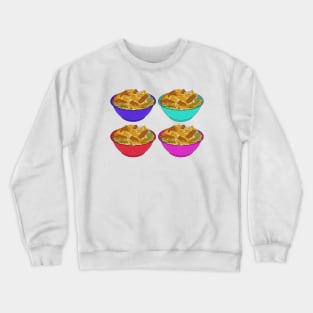 Colorful bowls of ramen noodles Crewneck Sweatshirt